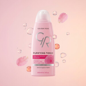 تونر گلدن رز PURIFYING TONIC با آب برگ فندق افسونگر برای پاکسازی منافذ