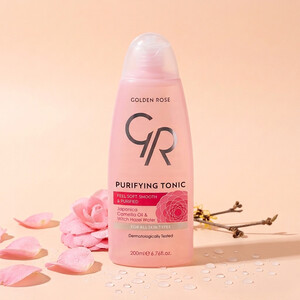تونر گلدن رز مدل PURIFYING TONIC تست درماتولوژیک شده مناسب انواع پوست
