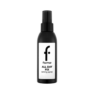 اسپری فیکس آرایش فلورمار مدل ALL DAY FIX با فرمول سبک و جلوه نیمه مات حجم ۱۲۵ میل