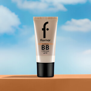 bb cream flormar مدل mattifying با بافت کرمی سبک و مایع