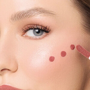 رژگونه گلدن رز مدل SMART CHEEK حاوی روغن نارگیل