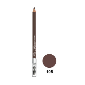 مداد ابرو گلدن رز مدل EYEBROW POWDER دارای برس برای محوکردن رنگ