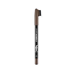 مداد ابرو فلورمار مدل Eyebrow Pencil با برس داخلی روی درب و بافت نرم کرمی، وزن ۱٫۱۴ گرم