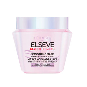 ماسک مو لورال مدل ELSEVE GLYCOLIC GLOSS مناسب موهای کدر و بی روح با درخشش فوری حجم ۳۰۰ میل