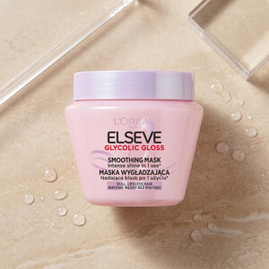 ماسک مو آبکشی لورآل مدل ELSEVE GLYCOLIC GLOSS با کمپلکس براق‌کننده