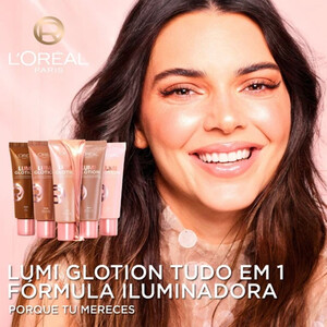 کرم مرطوب کننده پوست صورت لورآل مدل LUMI GLOTION