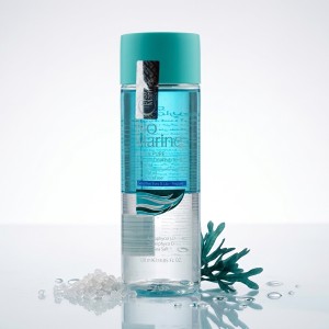 میسلار  دوفاز بایومارین مدل AQUA PURE حاوی عصاره جلبک های دریایی مناسب چشم و لب حساس حجم ۱۲۰ میل