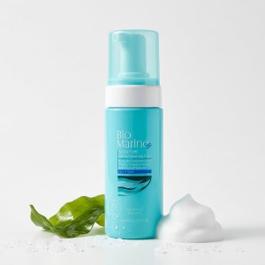 فوم شستشوی صورت و گردن بایومارین مدل AQUA PURE با خاصیت ضد آلودگی و پاک کنندگی ملایم مناسب پوست های نرمال تا مختلط حجم ۱۵۰ میل