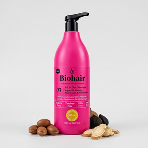 Biohair shampoo مدل ALL IN ONE SHAMPOO 03 بدون سولفات، پارابن و نمک