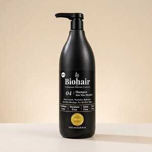Biohair shampoo مدل ALOE VERA MENTHOL 04 با منتول برای حس خنکی پوست سر