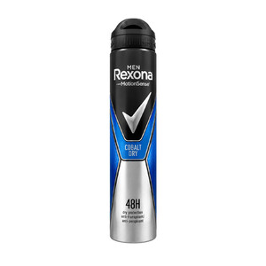 اسپری ضد تعریق مردانه رکسونا مدل Cobalt Dry motion sence با ماندگاری 48 ساعته و فعال‌شونده با حرکت بدن