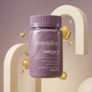 سافت ژل امگا ۳ انتریک کوتد Nutriplus مدل OMEGA -3