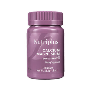 قرص کلسیم منیزیم برای سلامت استخوان و دندان نوتری پلاس مدل CALCIUM MAGNESIUM PLUS BONE STRENGTH