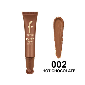 کانتور صورت فلورمار مدل PUFFY liquid contour با اپلیکاتور اسفنجی سرخود