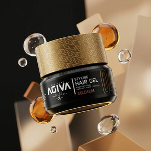 ژل حالت دهنده مو آگیوا مدل GOLD GUM 04 با فرمول بدون الکل