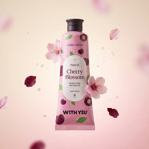 مرطوب کننده دست تیوپی ویت یو مدل Cherry Blossom مناسب انواع پوست