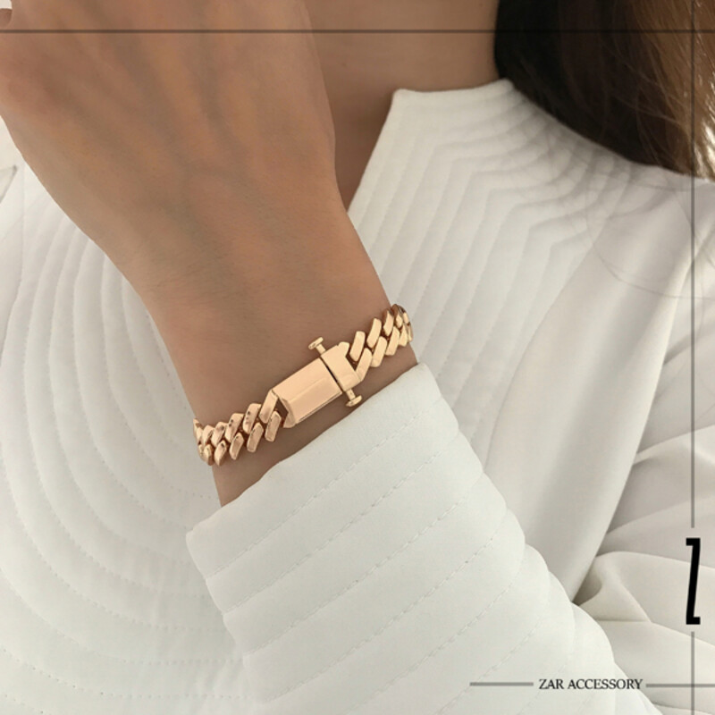 دستبند کارتیه ژاپنی قفل کوبایی