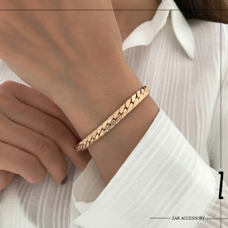 دستبند بافت آینه‌ای