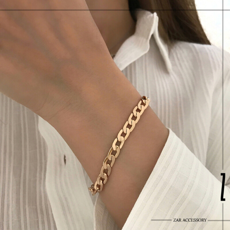 دستبند کارتیه کوبیده 6 میل