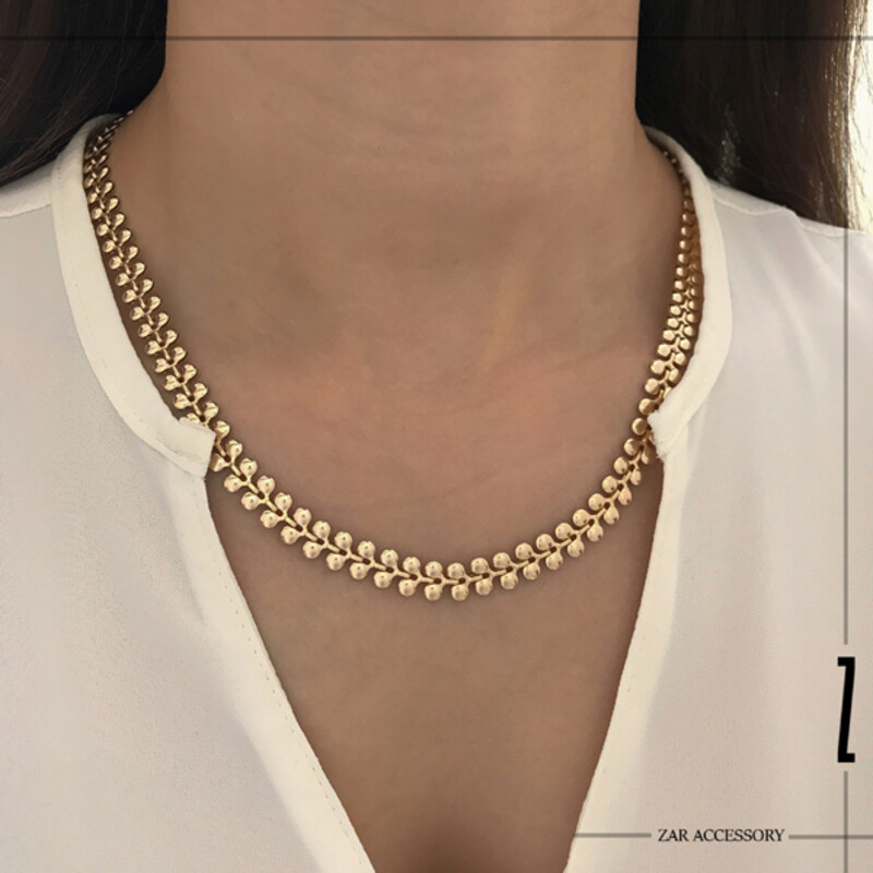 گردنبند ساقه پولکی