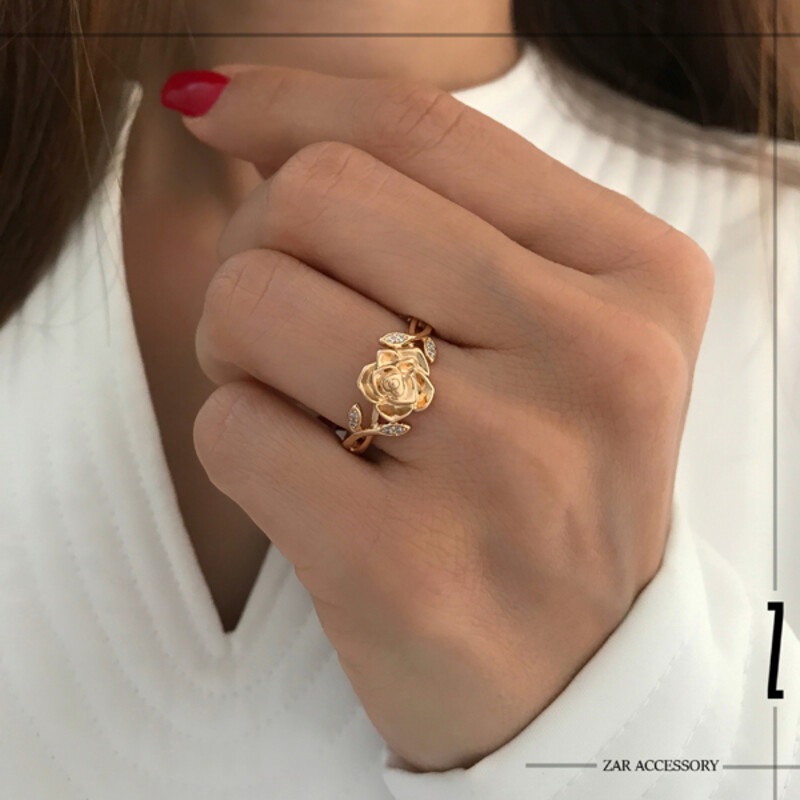 انگشتر گل رز