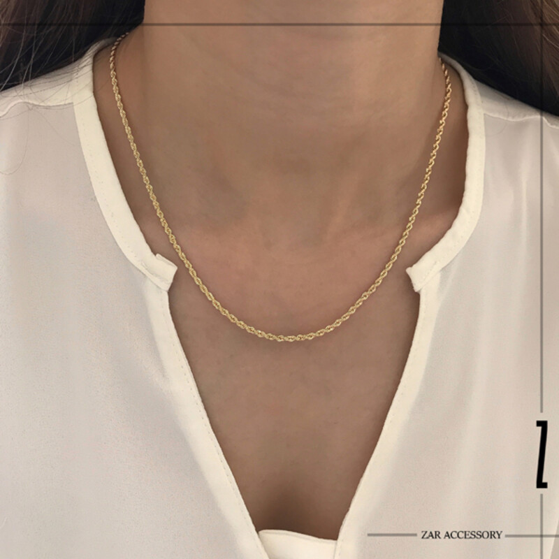 گردنبند زنانه طنابی