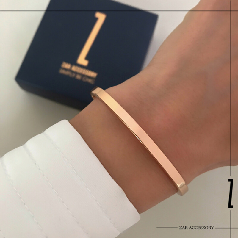 دستبند آینه‌ای فلت 5 میل