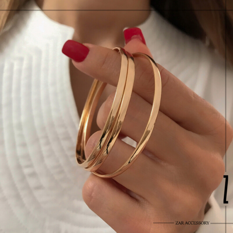 النگو زنانه آینه‌ای 3 میل