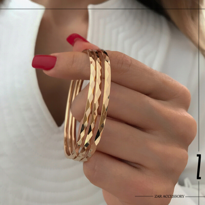 النگو زنانه چند وجهی 3 میل