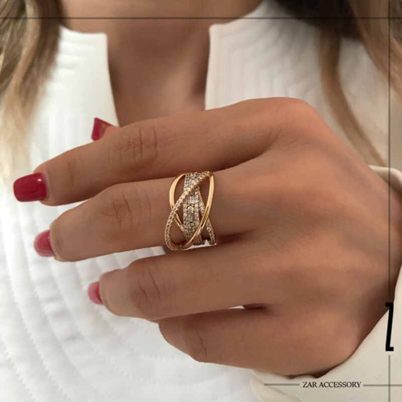 انگشتر زنانه مولتی کراس