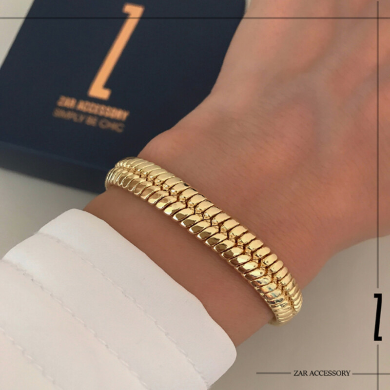 دستبند زنانه هرینگبون دو رو