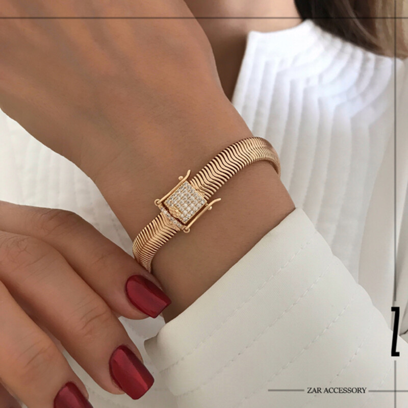 دستبند هرینگبون قفل کوبایی