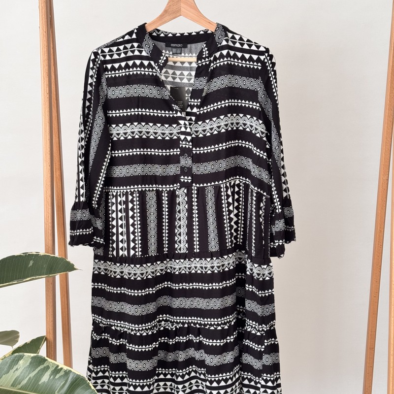 تونیک سفید مشکی