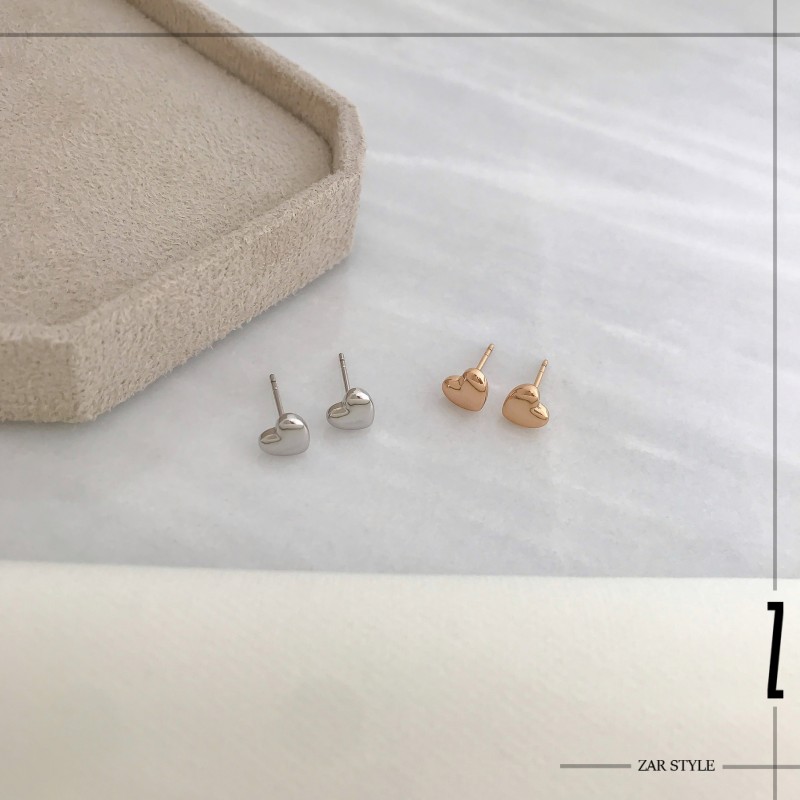 گوشواره میخی قلب