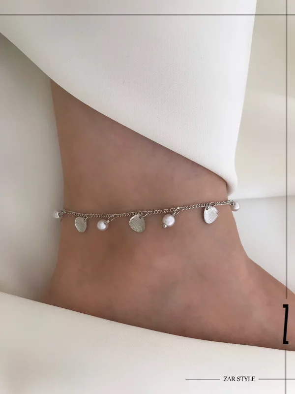 پابند مروارید و صدف آویز