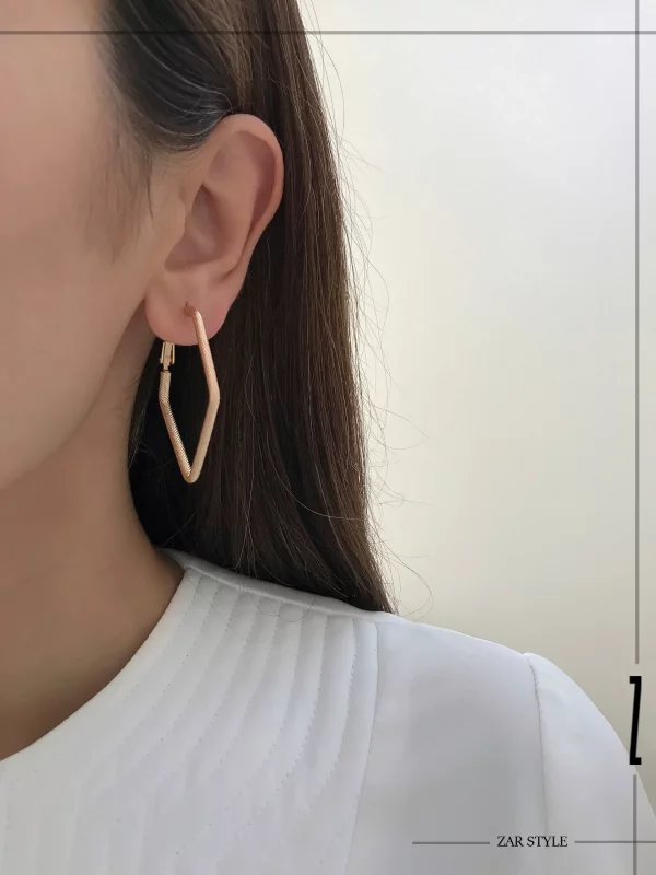 گوشواره لوزی شکل ژوپینگ