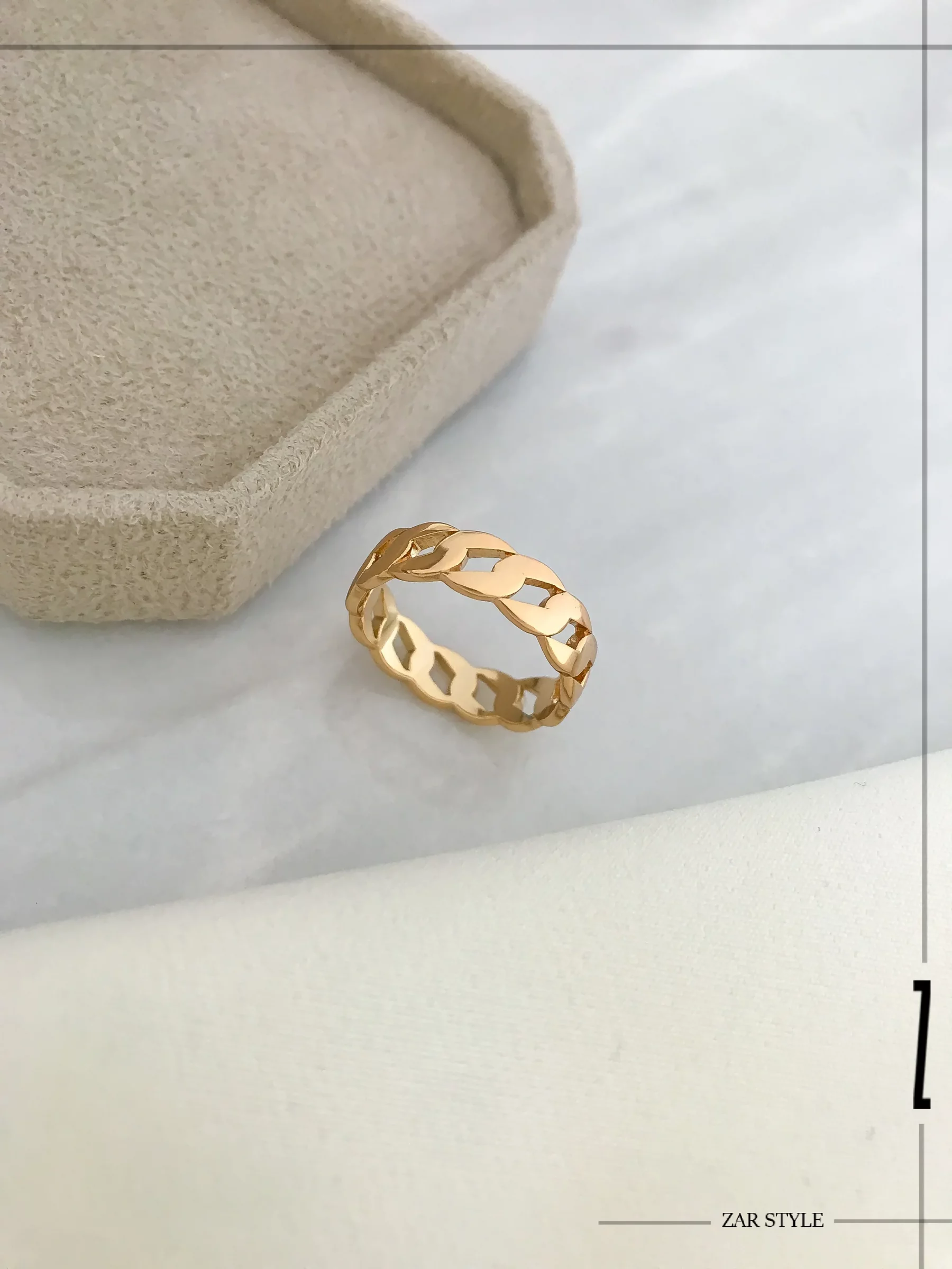 انگشتر کارتیه فلت