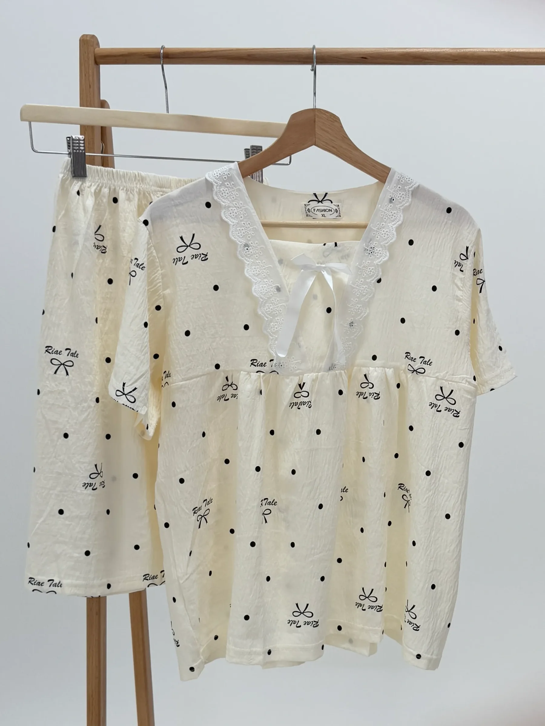 ست لباس راحتی بلوز و شلوارک کد 110