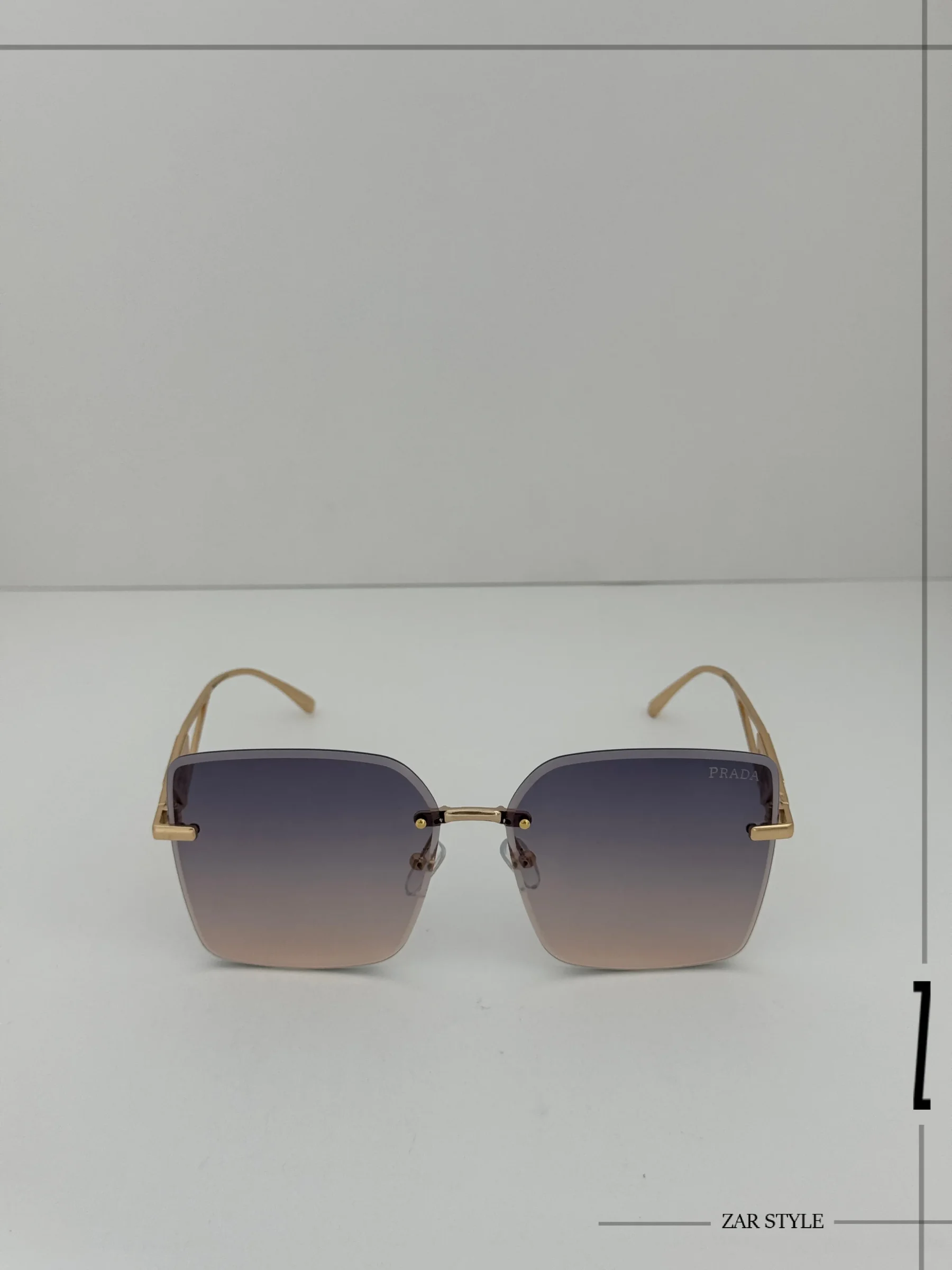 عینک آفتابی  فریم لس پرادا