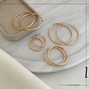 گوشواره حلقه‌ای خطی