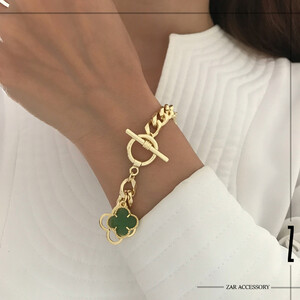 دستبند ونکلیف گرین زنجیر کارتیه