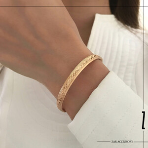 دستبند النگویی روسی تراش لوزی