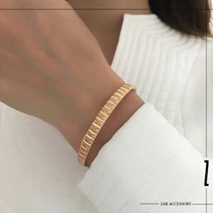 دستبند النگویی روسی شنی خطی