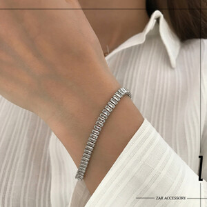 دستبند تنیسی نگین باگتی