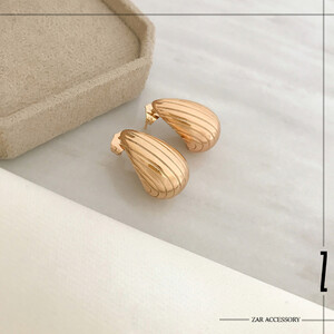 گوشواره دراپ شیاردار