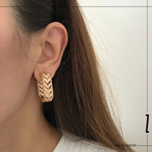 گوشواره مربعی گندمی