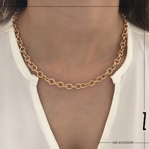 گردنبند حلقه‌ای تراش‌دار