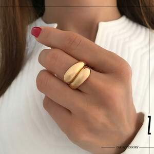 انگشتر گنبدی دوبل