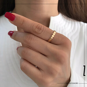 انگشتر مهره‌ای فلت