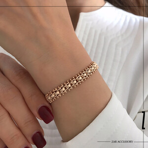 دستبند رولکس آینه‌ای باریک